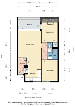 Plattegrond - Barbarapad 22, 6432 AG Hoensbroek - Barbarapad 22 Hoensbroek - Appartement 2D.jpg